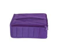 Gcljlmy Astuccio per oli essenziali, scatola profumo, grande capacità, organizer in cotone, 30 scomparti, borsa per unghie per la casa, Lilla, A