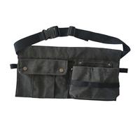 Gcljlmy Borsa per attrezzi portatile, rimovibile, multifunzionale, per attrezzi da giardiniere (nero)