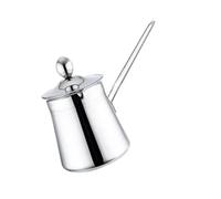 Gcljlmy Caffettiera turca con beccuccio, con coperchio e maniglia, facile da pulire, scalda latte multiuso, scalda burro per il caffè a casa (450 ml)