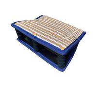 Gcljlmy Cuscino da mordere per cani in iuta con cuscino per dentizione, maniche da allenamento e giocattolo da tirare, attrezzatura da allenamento per Labrador Retriever, club sportivi per cani (blu)