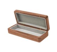 Gcljlmy Custodia rigida per occhiali, in legno, con angoli rotondi (gli occhiali non sono inclusi), guscio rigido