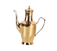 Gcljlmy Distributore di olio in rame per cucina, bottiglia di olio d'oliva, teiera multiuso in rame (piccola)