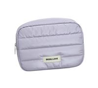 Gcljlmy Organizer da viaggio, borsa per la cultura, grande capacità, pratica borsa per il trucco da bagno, borsa per cosmetici da donna per set di pennelli, Lilla, moderno