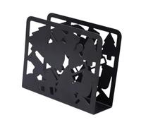 Gcljlmy Porta tovaglioli natalizi 12 x 4,2 x 10 cm, decorativo multiuso con silhouette scavata (Style B)