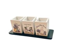 Gcljlmy Porta utensili, portaposate, omicidi, versatile, decorativo, utensili, pentole, cucchiai, coltelli, forchette, organizer per piano di lavoro, feste