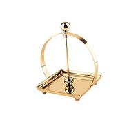 Gcljlmy Portatovaglioli con braccio appesantito, dispenser per fazzoletti, mensole, promemoria, appunti, organizer, portatovaglioli per cucina, ristorante, oro, 13 x 13 x 19 cm
