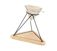 Gcljlmy Supporto per filtro a cono per sciroppo e filtro in tessuto per versare il supporto per caffè per campeggio