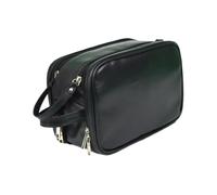 Gcljlmy Trousse per trucchi, multifunzionale, con divisori tascabili, beauty case, organizer per profumi, ombretti, matita per sopracciglia, Nero , A