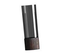 Gcljlmy Vaso da fiori cilindrico alto con base in legno rustico minimalista, decorativo per matrimonio, casa, fattoria, tavolino (10 cm x 30 cm)