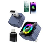 GCNWW Adattatore wireless CarPlay 4 in 1 e dongle auto Android, supporta AirPlay e MirrorLink Screen MirrorLink, connessione veloce stabile a 5,8 GHz, Plug and Play per auto con CarPlay cablato di