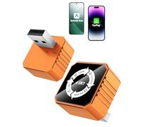GCNWW Adattatore wireless CarPlay 4 in 1 e dongle auto Android, supporta AirPlay e MirrorLink Screen MirrorLink, connessione veloce stabile a 5,8 GHz, Plug and Play per auto con CarPlay cablato di