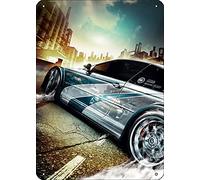 GCOCL Targa metallica "Need for Speed Most Wanted Need for Speed", 20,3 x 30,5 cm