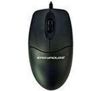 GCQ EASYMOUSE - MOUSE - ERGONOMIC - destra e sinistra - Otticamente - 2 tasti - cablato - USB - nero NEW