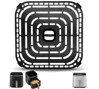 GCQ Piastra per friggitrice ad aria per friggitrice ad aria Cosori TurboBlaze 6L CAF-DC601-KUK, 22,6 x 22,6 cm, accessori di ricambio, piastra per griglia con paraurti in gomma, lavabile in