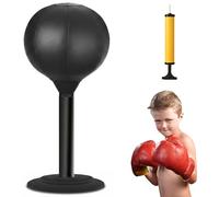 Gcroet 1PC Sacco da Boxe da Tavolo Antistress Divertente Mini Sacco da Boxe per Scrivania con Pompa a Ventosa Grip Desktop per Adulti, Bambini, 14, 6x7 Pollici...