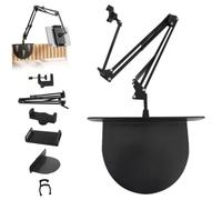 Gcroet Supporto per tablet da letto Supporto per telefono universale regolabile a 360° per dispositivi da 4-12, 9 pollici Guardare video pesanti in streaming dal vivo Telefono da tavolo...