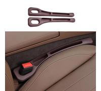 GCSDMJ 1 Set Auto Sedili Riempitivo Spacco per Toyota Yaris 2002-2023 2024 2025, Gioco Laterale Prova di Perdite Magazzinaggio Organizzatore Accessori,Brown