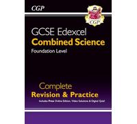 GCSE Combined Science Edexcel Foundation Complete Revision & Practice w/ Online Ed, Videos & Quizzes