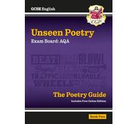 GCSE English AQA Unseen Poetry Guide - Book 2 includes Online Edition