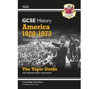 GCSE History AQA Topic Revision Guide - America, 1920-1973: Opportunity and Inequality