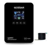 GCSOAR MPPT 60A Regolatore di carica solare 12V 24V Auto Max PV 100V Pannello solare Regolatore Display LCD+WiFi al modulo Could APP Programmabile+Temp Sensor Cable (MPPT 60A +WiFi+RTS)