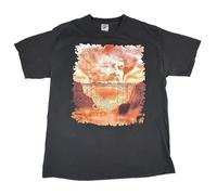 gCT4ey Merle Haggard Men’s Large Country Music Living Legend Black T-Shirt Hags Country