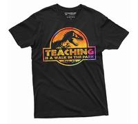 gCT4ey Teaching is a Walk in The Park Shirt Funny Teacher Shirt Back to School Tshirt