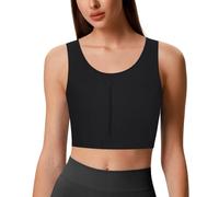 GCTBL Binder Seno per Transgender FTM Donna Mezza Binder BH Tomboy Trans Traspirante Cerniera Corsetto (B, 4XL)