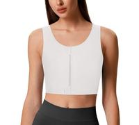 GCTBL Binder Seno per Transgender FTM Donna Mezza Binder BH Tomboy Trans Traspirante Cerniera Corsetto (W, 4XL)