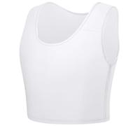 GCTBL Donne Transgender Tomboy FTM traspirante mezzo petto Binder (W, M)