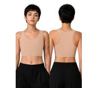 GCTBL Trans Binder Seno per FTM Donna Binder da Nuoto con Schiena a Y | Binder per il petto senza cuciture, Traspirante Chest Binder per Seno Grande, Transgender,Tomboy, confortevole, Invisibile