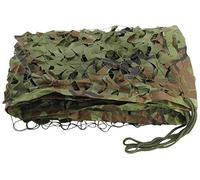 GCX- Anti-satellite aerea Camouflage netto Jungle Camouflage Mesh Outdoor Shading Net decorazioni Anti-contraffazione Net ignifugo Camouflage Encryption multifunzione(3x3M)