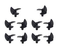 GCYEIDMA elica per Barca 1 Paio e 5 Paia di eliche for Barche da 28 mm 2,3 a Pale, Sinistra Destra, for Giocattolo, Pesca, con Esche, Modelli Fai Te(5 Pairs Black)
