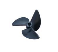 GCYEIDMA elica per Barca Elica a Tre Pale con Foro Dia. 4,0 mm. in plastica for Barca RC(OD45.0mm Dia4.0mm CW)