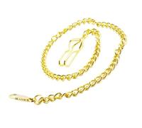 GCYEIDMA Orologio da Tasca Vest Chain 24 pezzi Catena for orologio da tasca La catena cowboy for quarzo antico vintage(Golden)