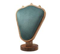 GCYEIDMA Supporto Collana Busto Cornice espositiva for collane di gioielli in legno, modello for impressioni, espositore for vetrine, cornice for(Green)