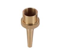 GCYEIDMA Ugello per Fontana in Ottone Irrigatore for Fontana Dritto multidirezionale in Ottone Regolabile con Filettatura Interna da 1/2" a 3/4" e 1" for laghetto Giardino, Decorativa(Color 2)