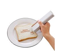 GCZQYAM Stampante alimentare protettiva, penna per stampante fai-da-te per torte, caffè e dessert e mini macchina da stampa WiFi per alimenti a getto d'inchiostro commestibile