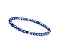 GD GOOD.designs Bracciale in Lapislazzuli per Donna con Pietre Naturali Autentiche e Perla in Argento 925 - Bracciale di Pietre Preziose con Perle di Pietra Naturale da 4 mm