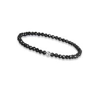GD GOOD.designs Bracciale Turmallin da donna con pietre naturali autentiche e perle d'argento 925 I Bracciale in pietra naturale con perle sfaccettate da 4 mm - Incl. sacchetto regalo