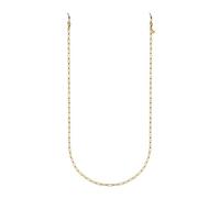 GD GOOD.designs Catena per occhiali da donna in oro, argento e oro rosa I Catena per occhiali in acciaio inossidabile placcato oro 18 carati (75 cm) I Catena a maglie per occhiali da sole (Oro)
