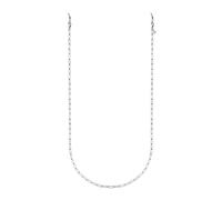 GD GOOD.designs Catena per occhiali da donna in oro, argento e oro rosa I Catena per occhiali in acciaio inossidabile placcato oro 18 carati (75 cm) I Catena a maglie per occhiali da sole (Argento)