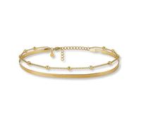 GD GOOD.designs EST. 2015 Cavigliera da donna I Cavigliera a più file - Regolabile I Cavigliera a catena di serpenti in oro - argento - oro rosa I Impermeabile