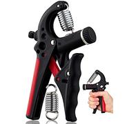 GD GRIP2 Hand Grip Strengthener Adjustable gripper (22~77lbs) Forearm Exerciser Wrist Strengthener Grip Strength Trainer Wrist Strengtheners Grip Trainer RED