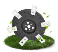 GD HUA Lastre per robot tosaerba con 6 lame, dischi rotanti rinforzati in fibra di vetro, compatibili con Worx Landroid, M500 M700 WR167E WR141E Vision M600