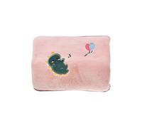 GD LOVES YOUR HOME Borsa dell'acqua calda elettrica ricaricabile morbida confortevole, tessuto morbido rivestito, ideale per alleviare dolore muscolare (Rosa)