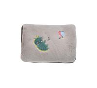 GD LOVES YOUR HOME Borsa dell'acqua calda elettrica ricaricabile morbida confortevole, tessuto morbido rivestito, ideale per alleviare dolore muscolare (Beige)