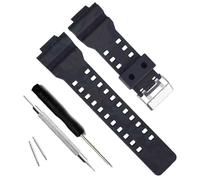 GD120/GA-100/GA-110/GA-100C Cinturino di ricambio in resina naturale per Casio G-Shock da uomo (mimetico-nero)