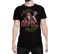 GDA Get Down Art Angus Young AC/DC High Voltage Metal Music Band T Shirt BDAP012