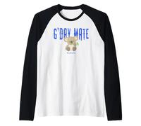 Gday Mate Australia Koala Maglia con Maniche Raglan
